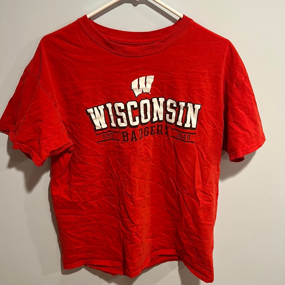 Wisconsin badgers vintage tee